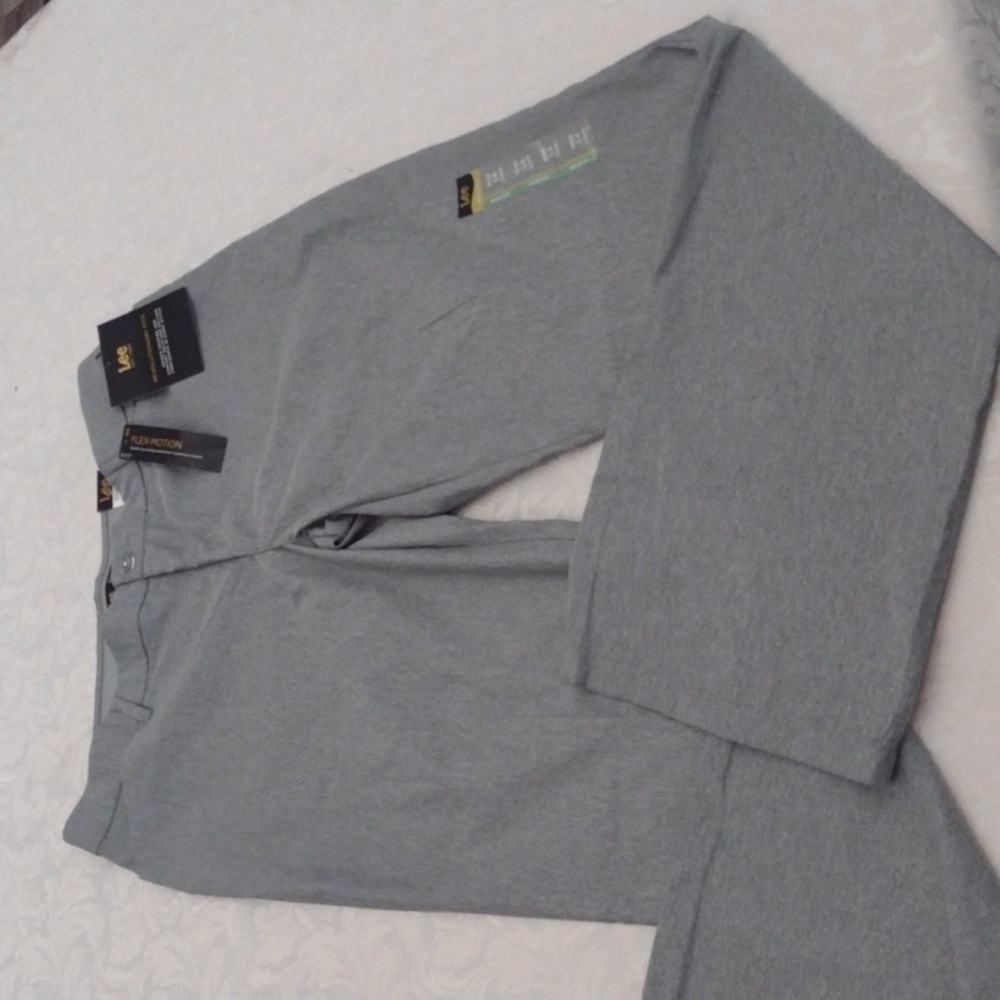 Lee Grey Mid-Rise Trouser